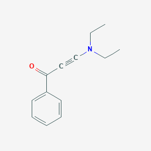 molecular formula C13H15NO B14669811 3-(Diethylamino)-1-phenylprop-2-YN-1-one CAS No. 39857-92-6