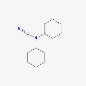 molecular formula C13H22N2 B14669833 Dicyclohexylcyanamide CAS No. 40683-91-8