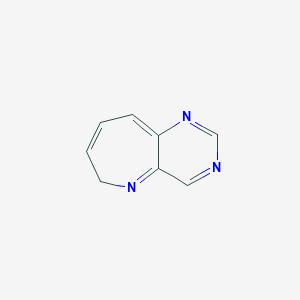 molecular formula C8H7N3 B14669862 6H-Pyrimido[5,4-B]azepine CAS No. 51058-98-1