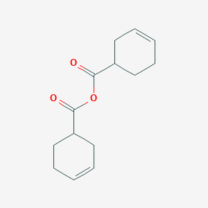 molecular formula C14H18O3 B14669897 Cyclohex-3-ene-1-carboxylic anhydride CAS No. 40608-18-2