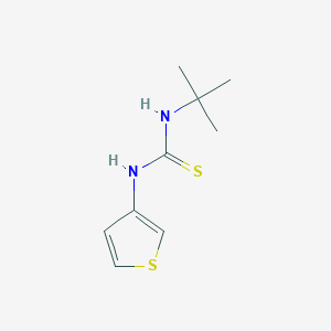 molecular formula C9H14N2S2 B14669911 N-tert-Butyl-N'-thiophen-3-ylthiourea CAS No. 51460-50-5