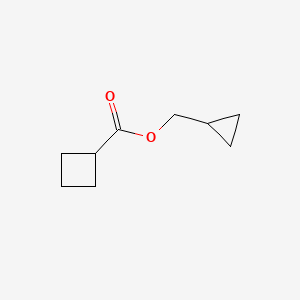 molecular formula C9H14O2 B14669935 Cyclopropylmethyl cyclobutanecarboxylate CAS No. 42392-31-4