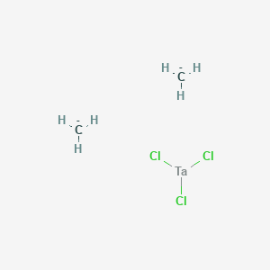 molecular formula C2H6Cl3Ta-2 B14669941 Carbanide;trichlorotantalum CAS No. 41453-05-8