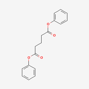 molecular formula C17H16O4 B14669967 Diphenyl pentanedioate CAS No. 47172-89-4
