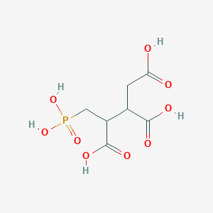 molecular formula C7H11O9P B14670066 4-Phosphonobutane-1,2,3-tricarboxylic acid CAS No. 51395-43-8