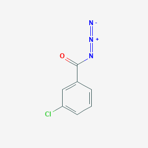 molecular formula C7H4ClN3O B14670092 3-Chlorobenzoyl azide CAS No. 50625-49-5