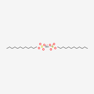 molecular formula C24H50MnO8S2 B14670094 Decyl hydrogen sulphate, manganese(2+) salt CAS No. 38344-88-6