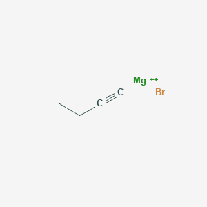 molecular formula C4H5BrMg B14670145 Magnesium, bromo-1-butynyl- CAS No. 51207-09-1