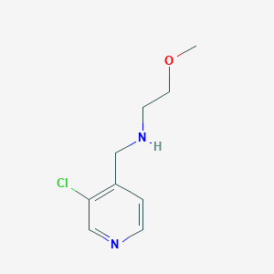 molecular formula C9H13ClN2O B1467016 [(3-Chloropyridin-4-yl)methyl](2-methoxyethyl)amine CAS No. 1527527-68-9