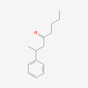 molecular formula C14H20O B14670169 2-Phenyloctan-4-one CAS No. 51134-69-1