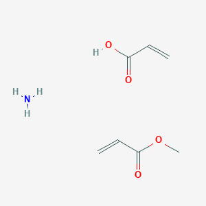 molecular formula C7H13NO4 B14670190 Azane;methyl prop-2-enoate;prop-2-enoic acid CAS No. 42262-65-7