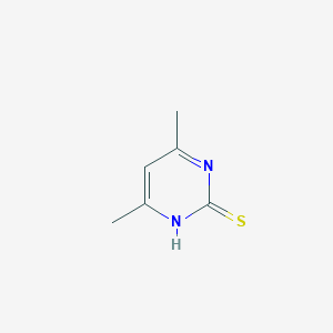 molecular formula C6H8N2S B146703 4,6-Dimethyl-2-mercaptopyrimidine CAS No. 22325-27-5