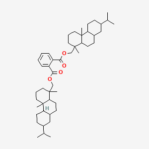molecular formula C48H74O4 B14670347 bis[[1,4a-Dimethyl-7-(1-methylethyl)tetradecahydrophenanthryl]methyl] phthalate CAS No. 36388-36-0