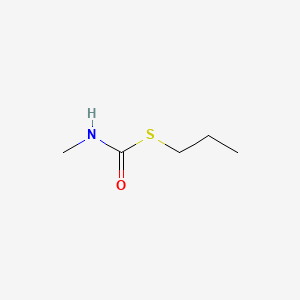 molecular formula C5H11NOS B14670430 S-propyl N-methylcarbamothioate CAS No. 39076-37-4