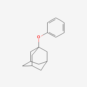molecular formula C16H20O B14670457 1-Phenoxyadamantane CAS No. 38614-05-0