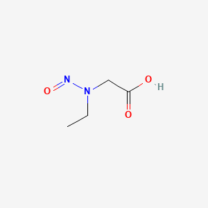 molecular formula C4H8N2O3 B14670472 N-Ethyl-N-nitrosoglycine CAS No. 40910-99-4