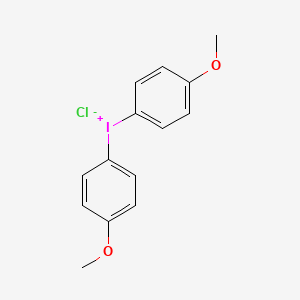 molecular formula C14H14ClIO2 B14670599 Bis(4-methoxyphenyl)iodanium chloride CAS No. 50619-99-3