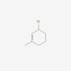 molecular formula C7H11Br B14670733 3-Bromo-1-methylcyclohex-1-ene CAS No. 40648-22-4