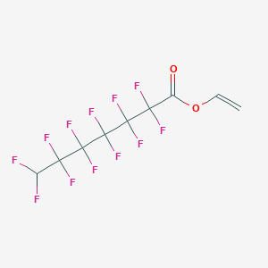 molecular formula C9H4F12O2 B14670753 Ethenyl 2,2,3,3,4,4,5,5,6,6,7,7-dodecafluoroheptanoate CAS No. 45271-27-0