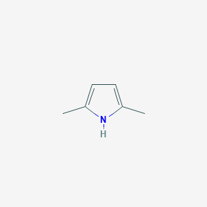 molecular formula C6H9N B146708 2,5-Dimethyl-1H-pyrrole CAS No. 625-84-3