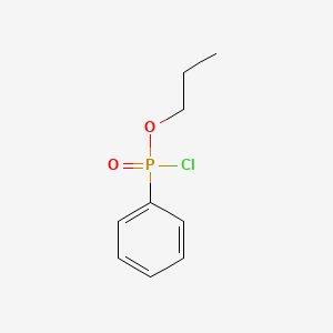 molecular formula C9H12ClO2P B14670822 Propyl phenylphosphonochloridate CAS No. 50965-80-5