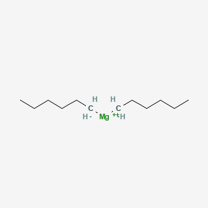 molecular formula C12H26Mg B14670847 Magnesium, dihexyl- CAS No. 37509-99-2