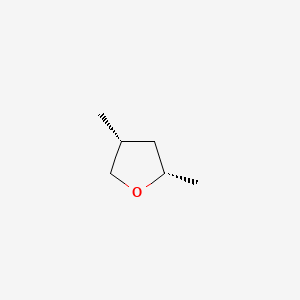 molecular formula C6H12O B14671005 Furan, tetrahydro-2,4-dimethyl-, cis- CAS No. 39168-01-9
