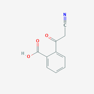 molecular formula C10H7NO3 B14671059 2-(Cyanoacetyl)benzoic acid CAS No. 50454-25-6