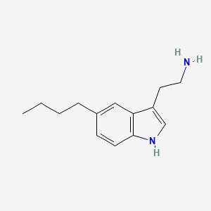 molecular formula C14H20N2 B14671098 2-(5-butyl-1H-indol-3-yl)ethanamine CAS No. 41055-60-1