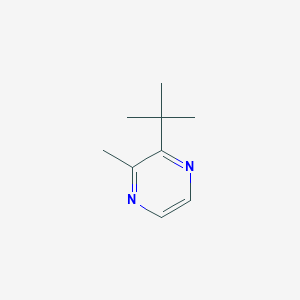 molecular formula C9H14N2 B14671108 2-tert-Butyl-3-methylpyrazine CAS No. 40790-15-6