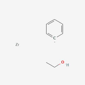 molecular formula C8H11OZr- B14671111 Benzene;ethanol;zirconium CAS No. 39323-25-6
