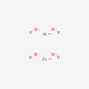 molecular formula H4NiO4Zn B14671119 Nickel(2+) zinc hydroxide (1/1/4) CAS No. 50808-89-4