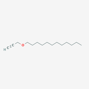 molecular formula C15H28O B14671121 1-(Prop-2-yn-1-yloxy)dodecane CAS No. 40657-18-9
