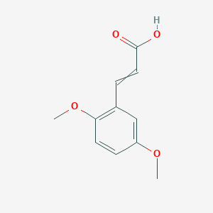 molecular formula C11H12O4 B146712 2,5-Dimethoxycinnamic acid CAS No. 10538-51-9