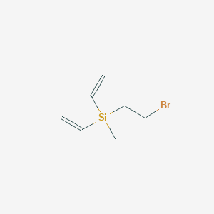 molecular formula C7H13BrSi B14671246 (2-Bromoethyl)(diethenyl)methylsilane CAS No. 51664-52-9