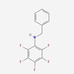 molecular formula C13H8F5N B14671249 N-Benzyl-2,3,4,5,6-pentafluoroaniline CAS No. 36375-86-7