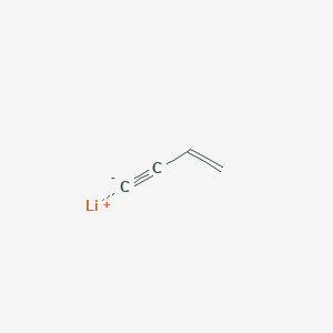 molecular formula C4H3Li B14671263 Lithium, 3-buten-1-ynyl- CAS No. 51042-24-1