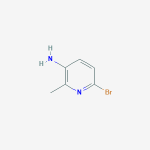 molecular formula C6H7BrN2 B146713 6-溴-2-甲基吡啶-3-胺 CAS No. 126325-47-1