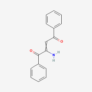 molecular formula C16H13NO2 B14671328 2-Amino-1,4-diphenylbut-2-ene-1,4-dione CAS No. 43013-73-6