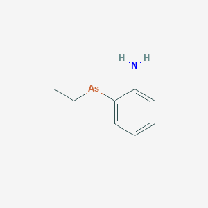 molecular formula C8H11AsN B14671344 CID 13495666 