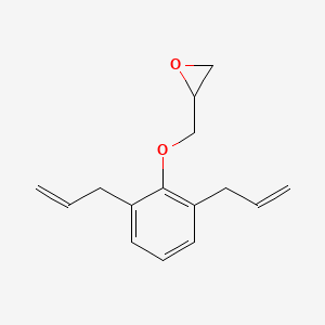 molecular formula C15H18O2 B14671596 2,6-Diallylphenyl 2,3-epoxypropyl ether CAS No. 40693-04-7
