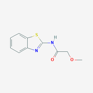 molecular formula C10H10N2O2S B146716 N-Benzothiazol-2-yl-2-methoxy-acetamide CAS No. 133024-42-7