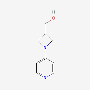 (1-(Pyridin-4-yl)azetidin-3-yl)methanol