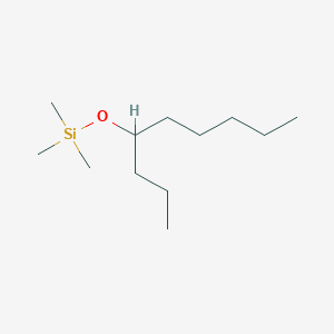 molecular formula C12H28OSi B14671751 Trimethyl(nonan-4-yloxy)silane CAS No. 39789-12-3