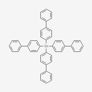 molecular formula C48H36Sn B14671831 Tetra([1,1'-biphenyl]-4-yl)stannane CAS No. 39767-03-8