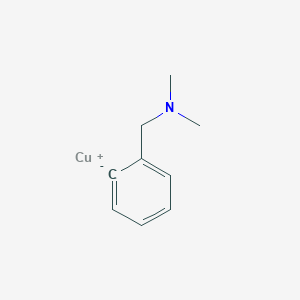 molecular formula C9H12CuN B14671895 copper(1+);N,N-dimethyl-1-phenylmethanamine CAS No. 38286-29-2