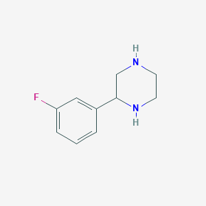molecular formula C10H13FN2 B146719 2-(3-氟苯基)哌嗪 CAS No. 137684-17-4