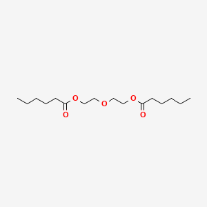 molecular formula C16H30O5 B14671905 Diethylene glycol dihexanoate CAS No. 41710-01-4