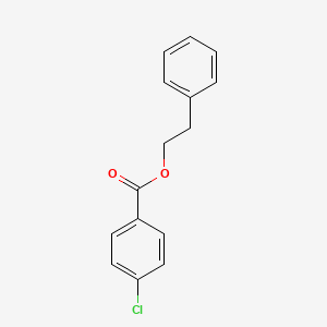 molecular formula C15H13ClO2 B14671906 2-Phenylethyl 4-chlorobenzoate CAS No. 43047-95-6