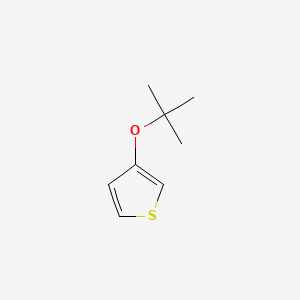 molecular formula C8H12OS B14671928 3-tert-Butoxythiophene CAS No. 49596-64-7